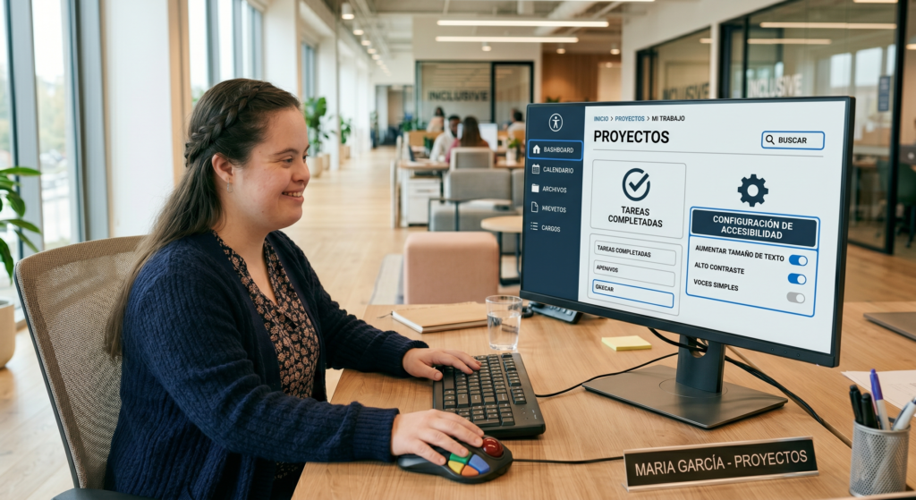 ¿Sabes cómo crear un entorno de trabajo accesible? Descubre estrategias efectivas para eliminar barreras físicas y digitales en tu organización.