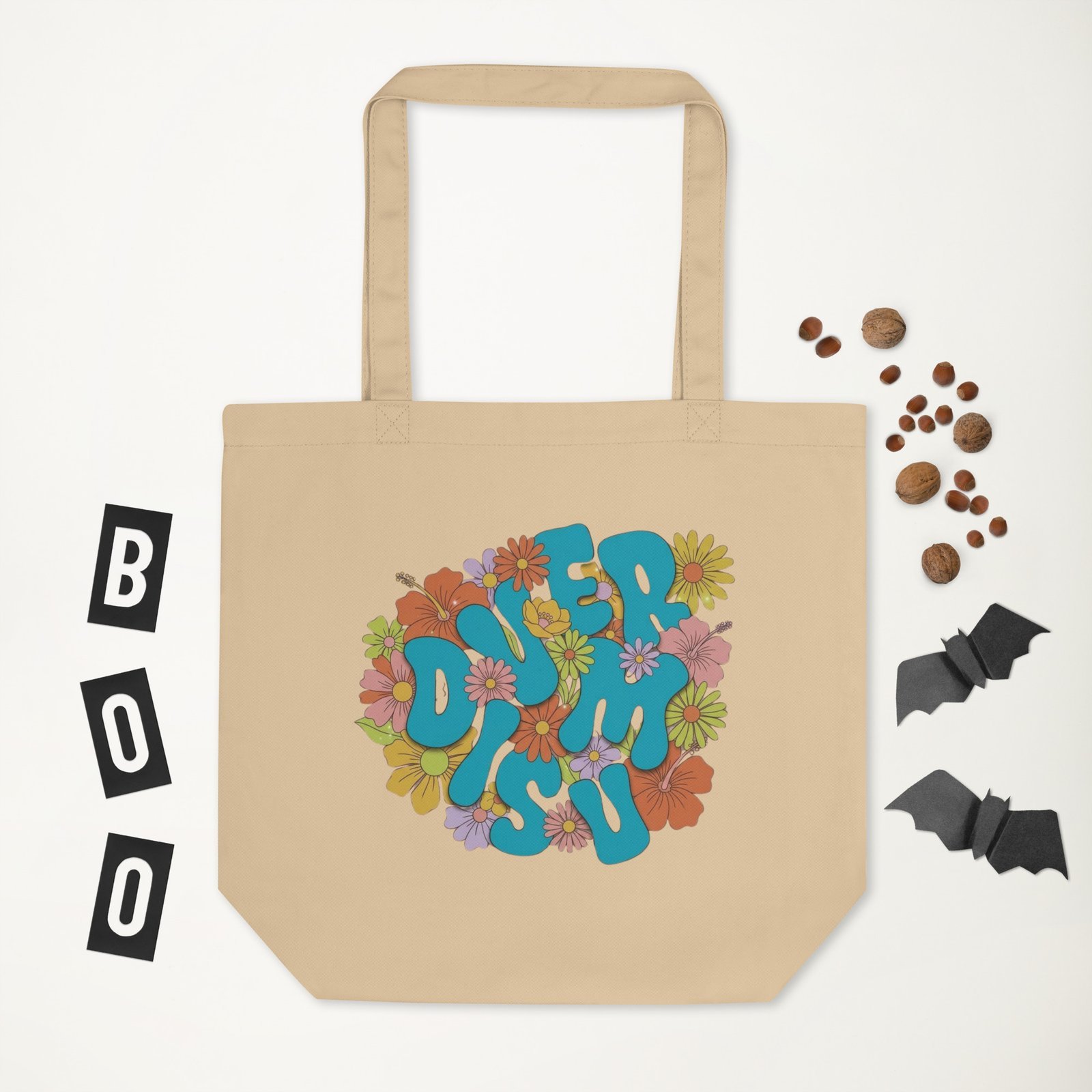 Ecobolsa floral Diversum | Tienda solidaria Diversum Vigo