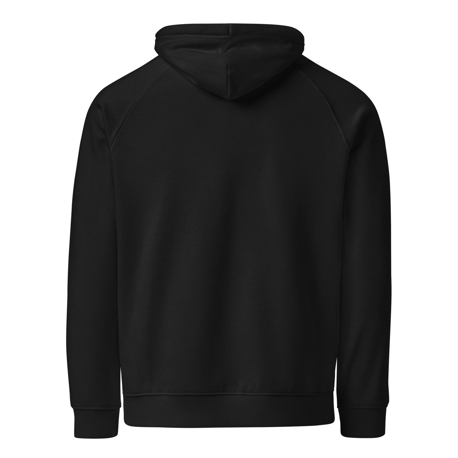 Sudadera negra Diversum, con capucha eco unisex | Tienda solidaria Diversum Vigo