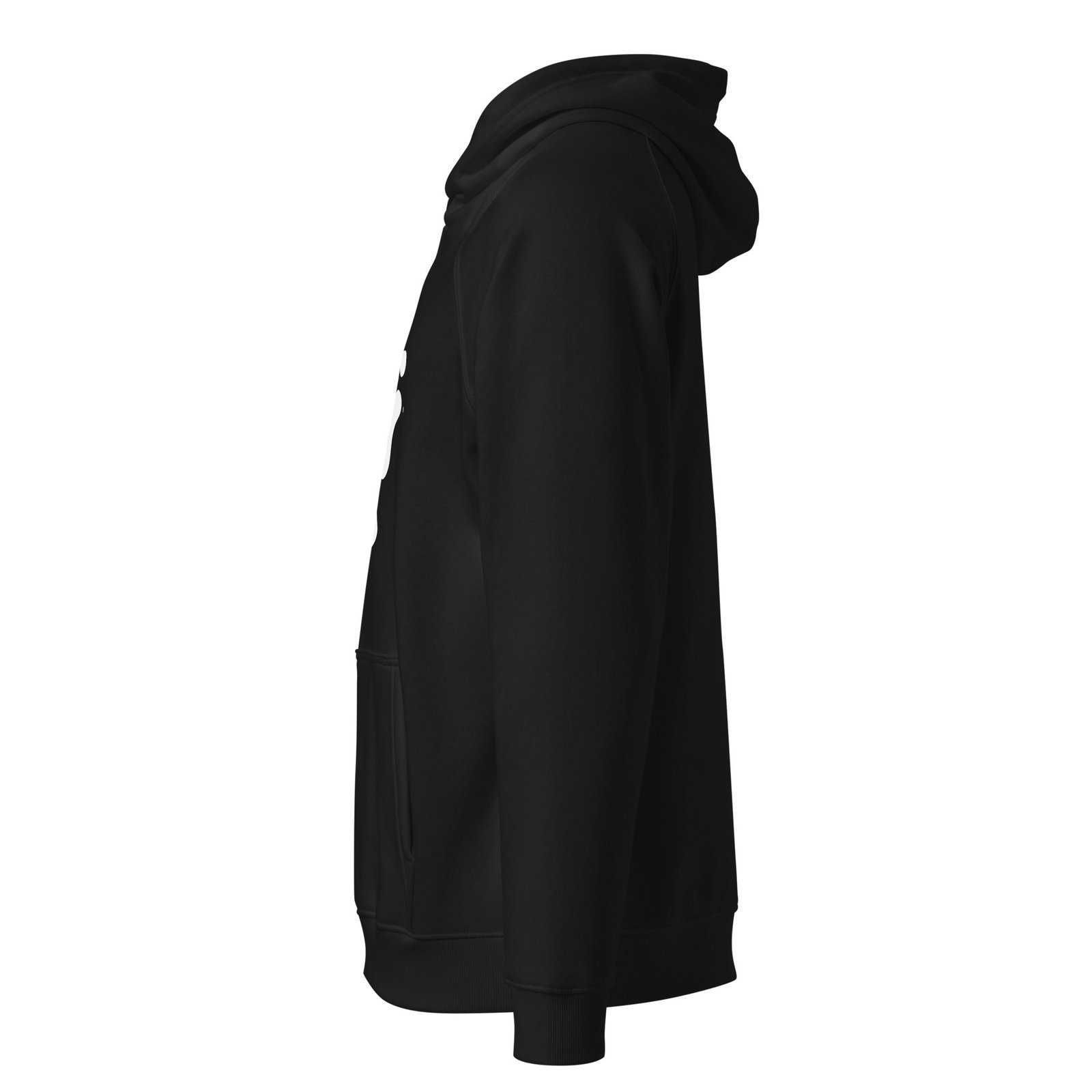 Sudadera negra Diversum, con capucha eco unisex | Tienda solidaria Diversum Vigo