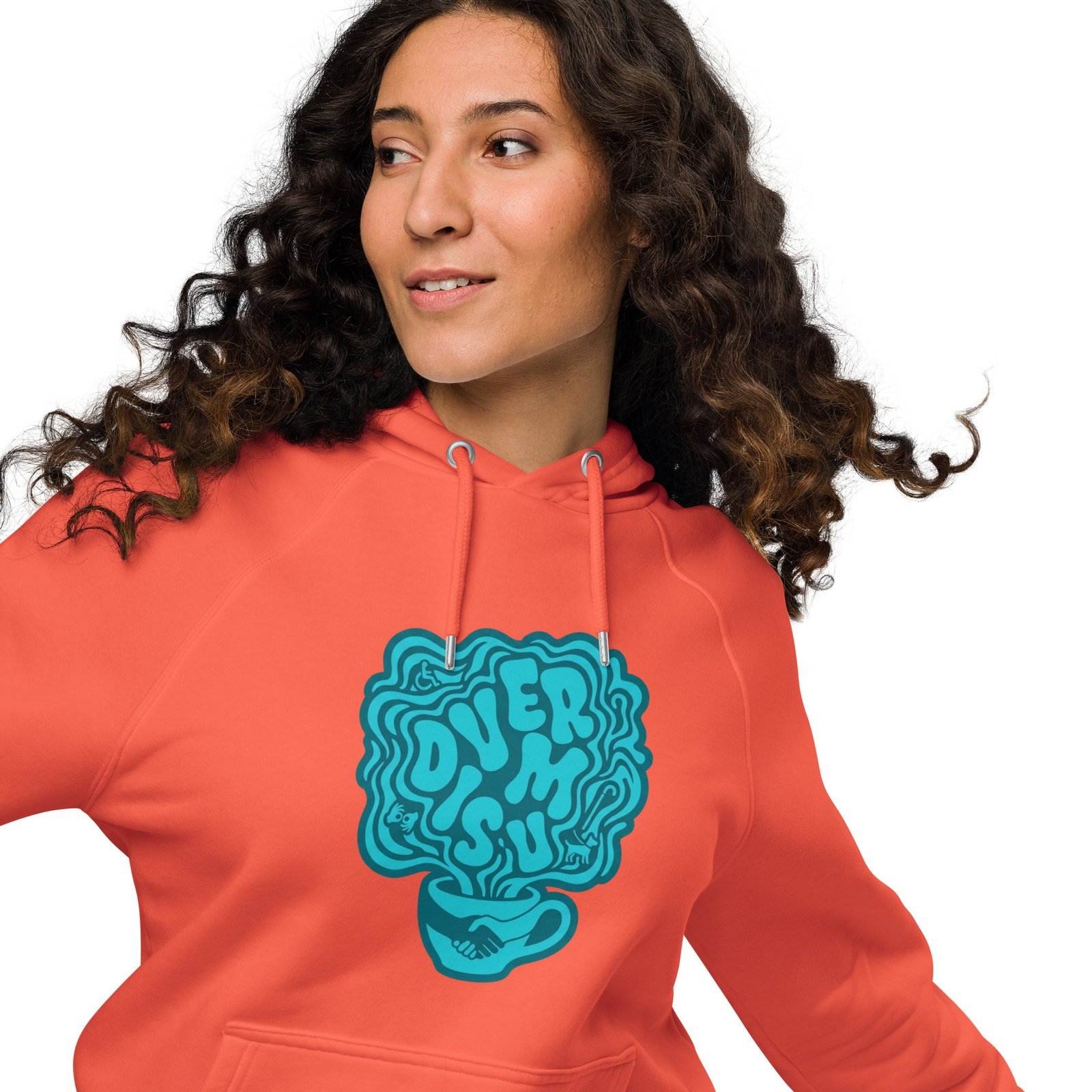 Sudadera Diversum con capucha eco unisex | Tienda solidaria Diversum Vigo