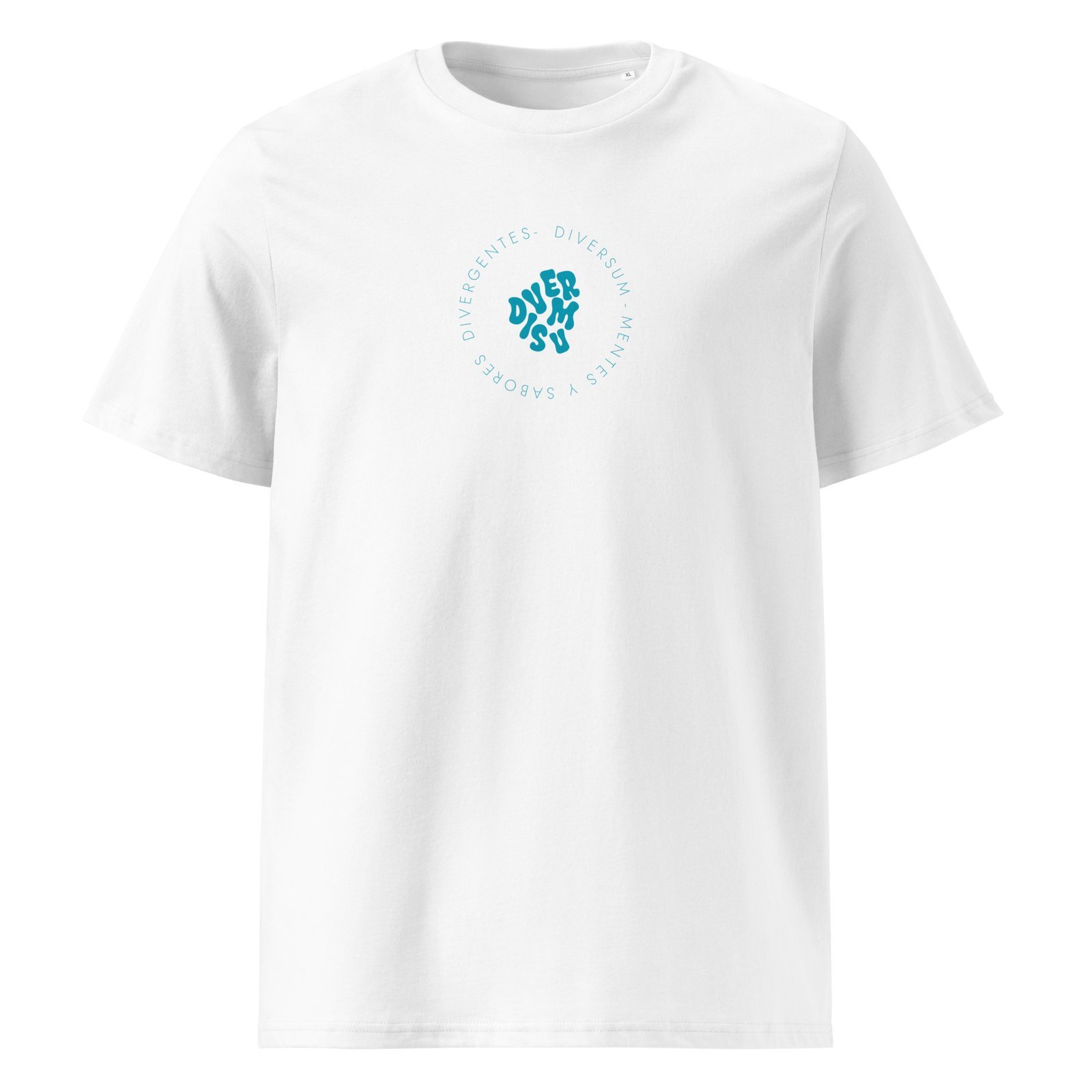Camiseta de algodón orgánico unisex (Blanca o Negra) | Tienda solidaria Diversum Vigo