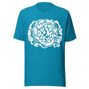 Camiseta Diversum de manga corta unisex, Aqua | Tienda solidaria Diversum Vigo