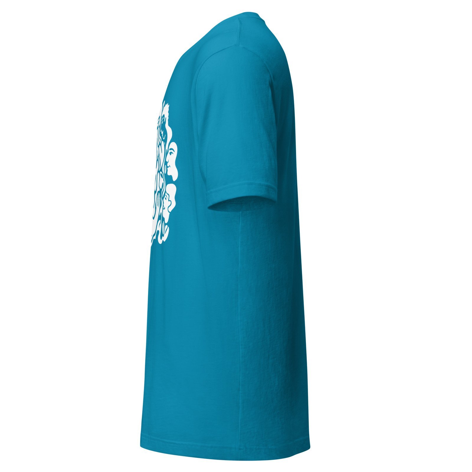 Camiseta Diversum de manga corta unisex, Aqua | Tienda solidaria Diversum Vigo