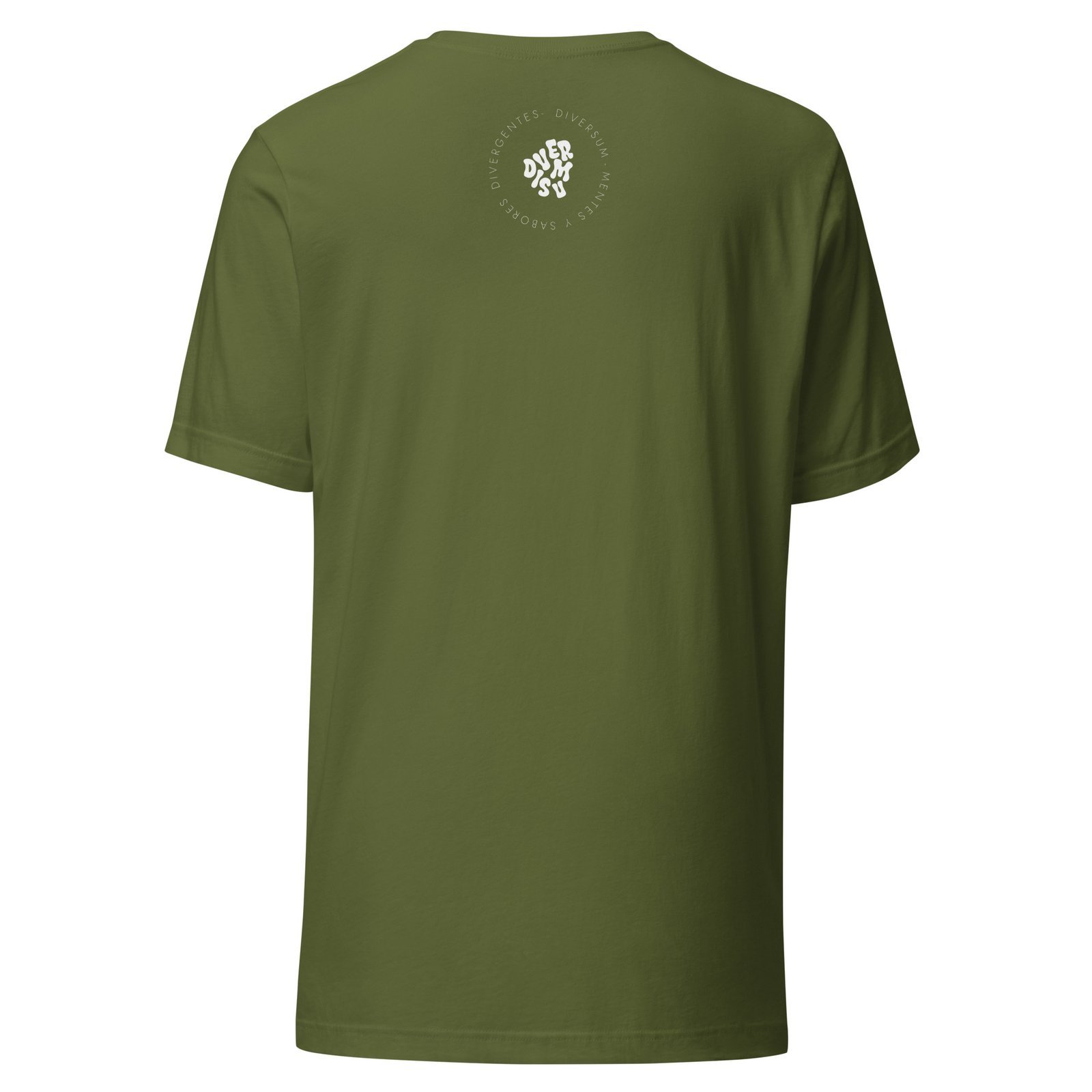 Camiseta Diversum de manga corta unisex en colores | Tienda solidaria Diversum Vigo