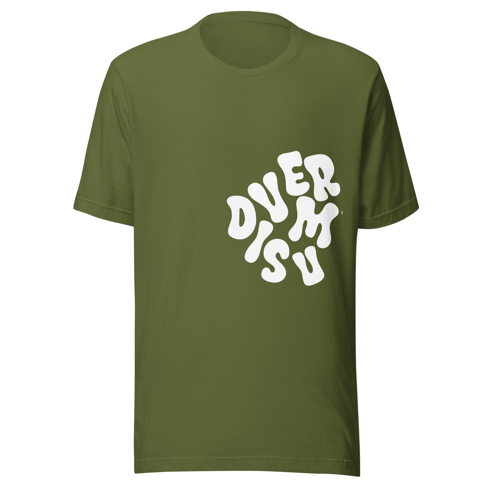 Camiseta Diversum de manga corta unisex en colores | Tienda solidaria Diversum Vigo
