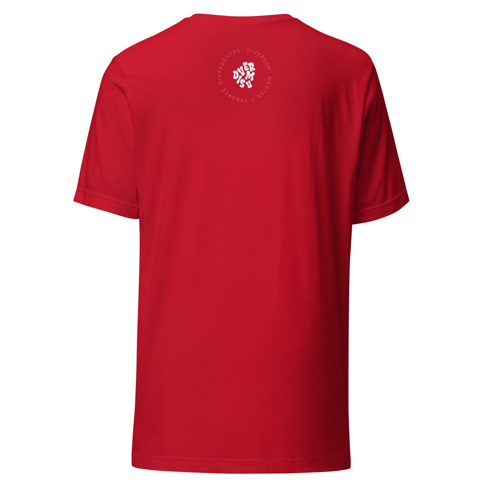 Camiseta Diversum de manga corta unisex en colores | Tienda solidaria Diversum Vigo