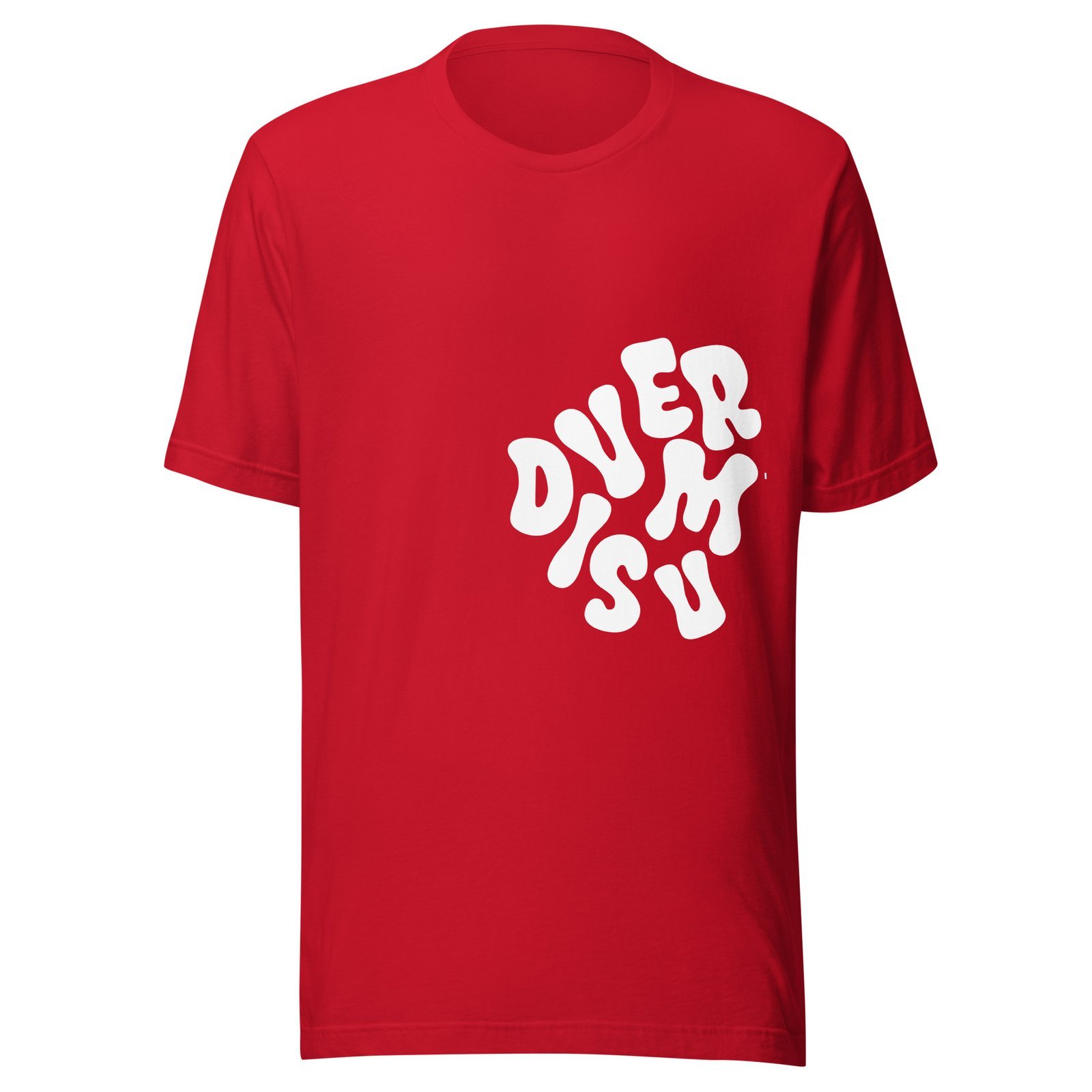 Camiseta Diversum de manga corta unisex en colores | Tienda solidaria Diversum Vigo