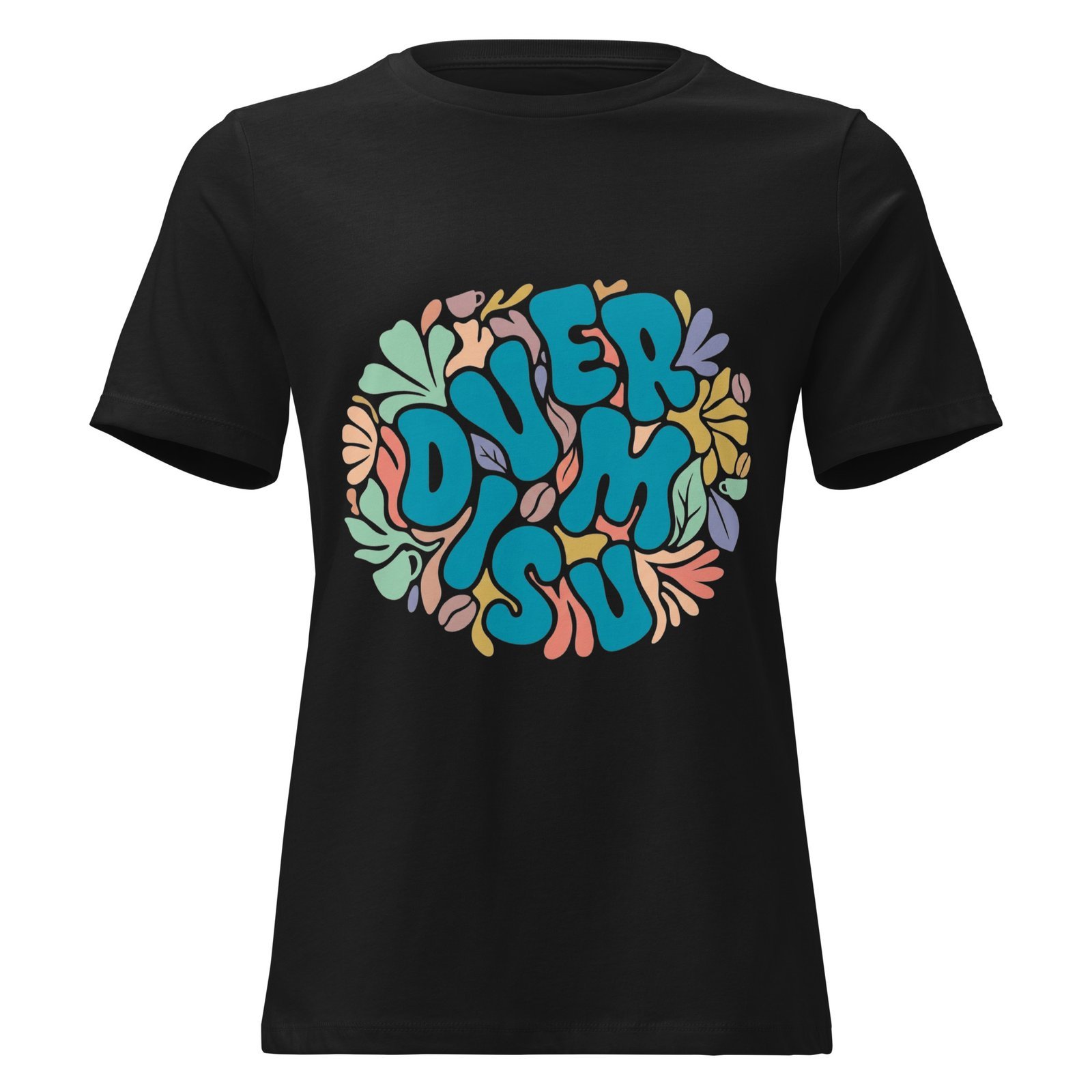 Camiseta Diversum silueta suelta femenina | Tienda solidaria Diversum Vigo